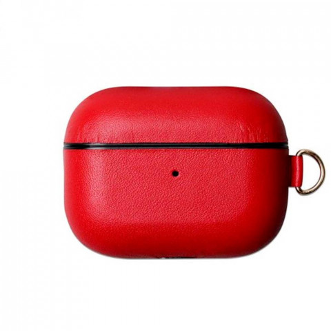 Чехол на AirPods Pro Leather Case Red